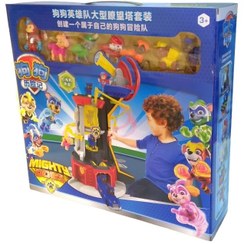 تصویر برج مراقبت سگ های نگهبان با ۳ فیگور مناسب خردسال و کودک 