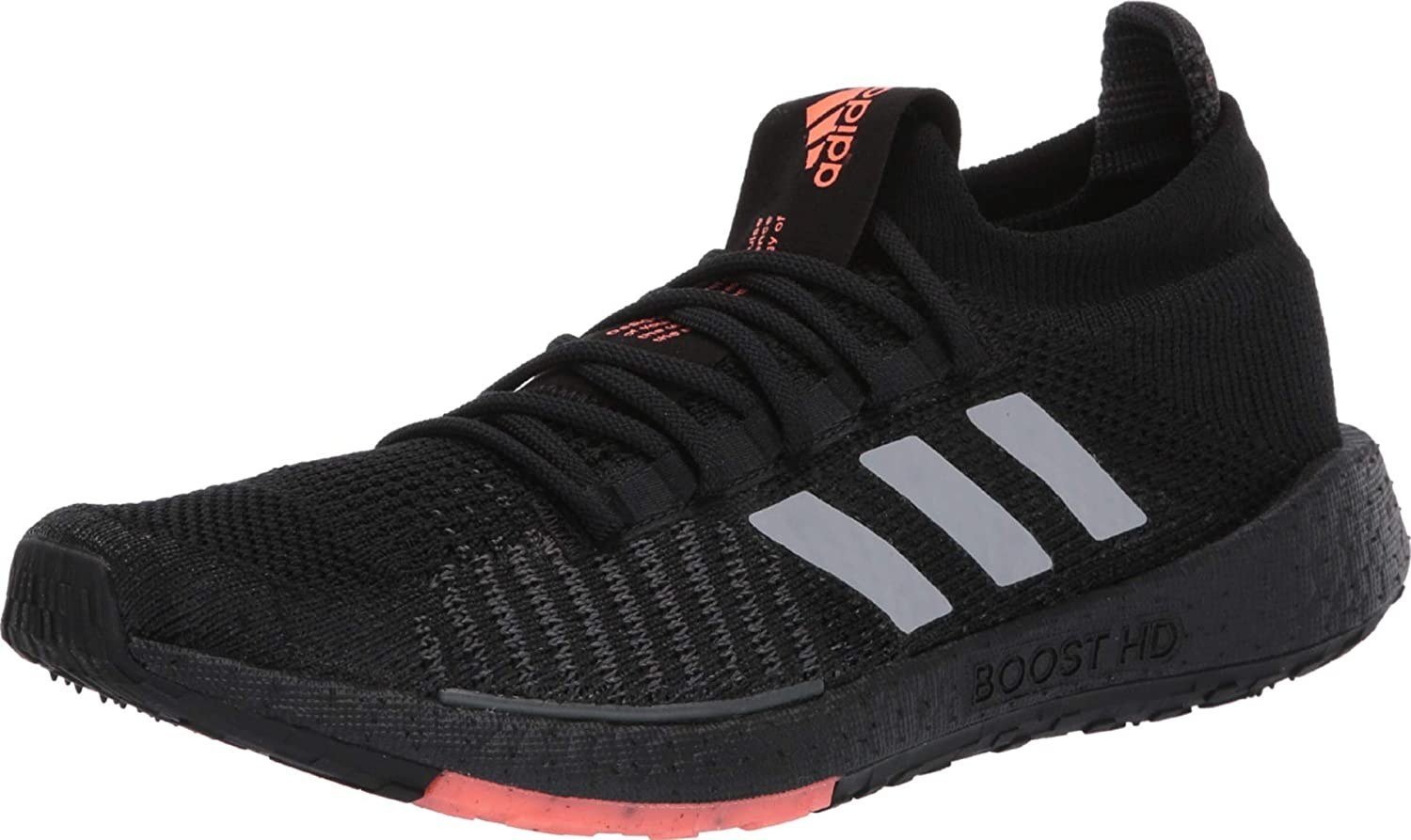 adidas Men s Pulseboost Hd Running Shoe 10 Black Grey