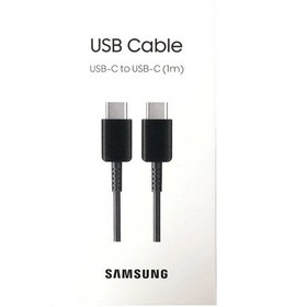 تصویر کابل شارژ اورجینال سامسونگ USB-C to USB-C یک متر 