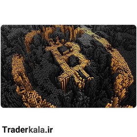 تصویر ماوس پد مخصوص بازی طرح بیت کوین کد MPB1142 