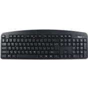 تصویر کیبورد باسیم رویال مدل R-K167 سوییچ ممبران Royal R-K167 Membrane Switches Wired Keyboard