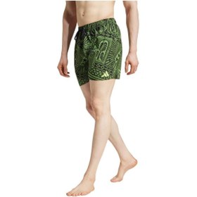 تصویر شورت شنا مردانه آدیداس فاق نرمال طرح دار | adidas JG3598 