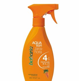 تصویر لوسیون بدن آکواسان هویج باباریا Babaria Aqua Sun Carrot oil sun Lotion