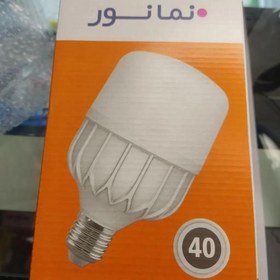 تصویر لامپ led 40w نمانور 