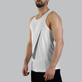 تصویر رکابی ورزشی مردانه نایک مدل HS-4A0048 سفید 