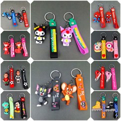 تصویر جاکلیدی سلیکونی بنددار 