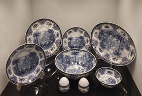 تصویر سرویس غذاخوری چینی آکسفورد ۲۸ پارچه 