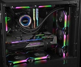 تصویر خنک کننده پردازنده لیان لی مدل GALAHAD AIO 360 RGB – Black Lian Li GALAHAD AIO 360 RGB Closed Loop AIO CPU Cooler