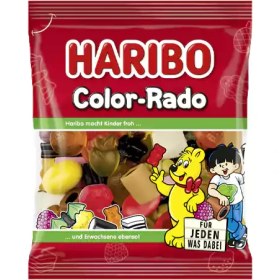 تصویر پاستیل آلمانی هاریبو HARIBO Color Rado عروسکی 175 گرم 