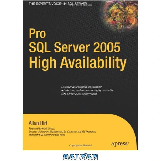 خرید و قیمت دانلود کتاب Pro SQL Server 2005 High Availability | ترب