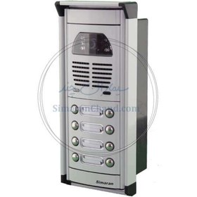 تصویر پنل آیفون تصویری هشت واحدی سیماران مدل VFC8D فوژان Video door phone panel eight unit Simaran model VFC8D Fujan