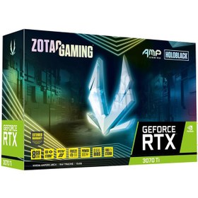 تصویر کارت گرافیک زوتک مدل GAMING GeForce RTX 3070 Ti AMP Extreme Holo حافظه 8 گیگابایت ZOTAC GAMING GeForce RTX 3070 Ti AMP Extreme Holo 8GB Graphics Card