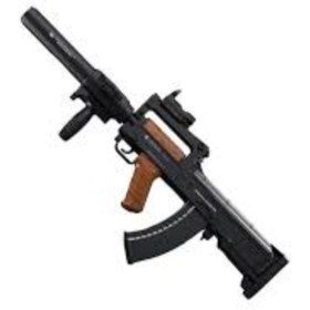 تصویر اسباب بازی جنگی مدل تفنگ GROZA طرح شارژی تیر ژله ای رگباری کد 5569 