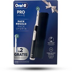 تصویر مسواک برقی اورال بی مدل Pro series 1 رنگ مشکی + کیف مسافرتی 