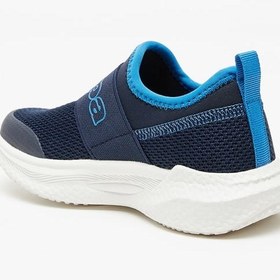 تصویر کفش ورزشی پسرانه با طراحی بافت‌دار و بدون بند برند kappa Boys Textured Slip-On Sports Shoes