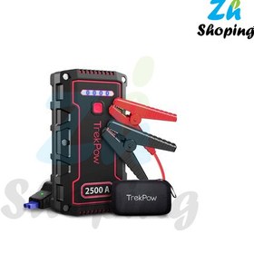 تصویر جامپ استارتر حرفه ای و اورجینال TrekPow TJ2500 Auto Battery Booster 