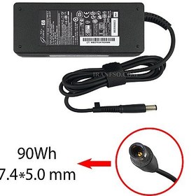 تصویر شارژر لپ تاپ 19 ولت 4.7 آمپر اچ پی Hp 19 V 4.74 A Laptop Charger