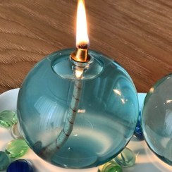 تصویر شمع مایع گوی شیشه ای دراپ ۸ سانتیمتر ۱ عددی 