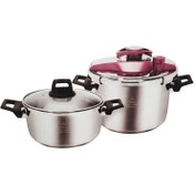 تصویر زودپز دوقلو فالز مدل FL - 203164 6 و 4 لیتر مبلمونسرا مدل 201172 