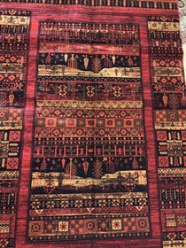 تصویر فرش ۷۰۰ شانه طرح سنتی (لاکی) هامون 100% نخ کد 17 - 6 متری carpet