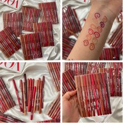 تصویر پک 12عدیی مداد لب شمعی Violet 