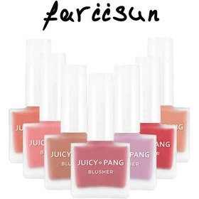 تصویر رژ گونه مایع اپیو مدل juicy pang اورجینال - PK04 a'pieu blush juicy pang