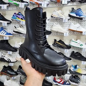 تصویر بوت سیاه فومی ساق بلند بیتن - biten black boots 