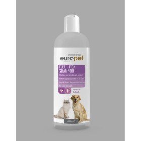 تصویر شامپو ضد کک و کنه سگ و گربه یوروپت 400 میلی Europet Fela & Tick Shampoo 400 ml