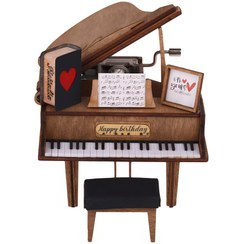 تصویر پیانو موزیکال چوبی مدل گرند ملودی 