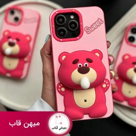 تصویر قاب گوشی اپل طرح آدامس بادکنکی Lotso مدل فشاری 