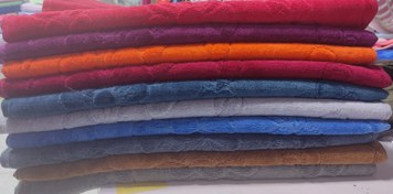 تصویر حوله دست وصورت ‌گل برجسته اصل 