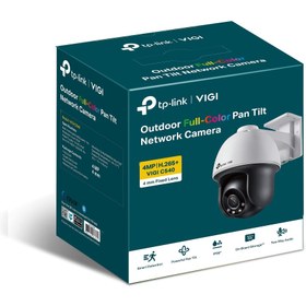 تصویر TPLINK VIGI C540 4MP Outdoor Full-Color Pan Tilt Network Camera 