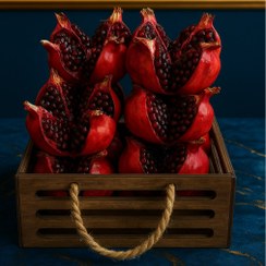 تصویر میوه مصنوعی انار درجه یک وارداتی (سنگین و باکیفیت) 