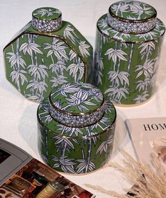 تصویر جار دکوری Green Leaf Bambu 