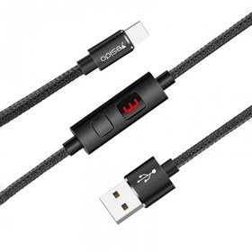 تصویر کابل USB به Type-Cیسیدو مدل Ca46 طول 1.2متر ا Yesido Ca46 USB To Type-C Cable 1.2M Yesido Ca46 USB To Type-C Cable 1.2M