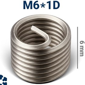 تصویر فنر هلی کویل استیل M6*1D 