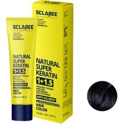 تصویر رنگ مو اسکلاره شماره 1.1 حجم 120 میلی لیتر رنگ مشکی پر کلاغی 