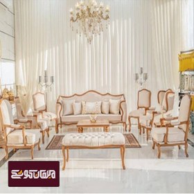 تصویر مبل نئوکلاسیک مدل فرانسوی 