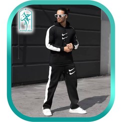 تصویر ست هودی و شلوار مردانه طرح نایک NIKE مدل 058 