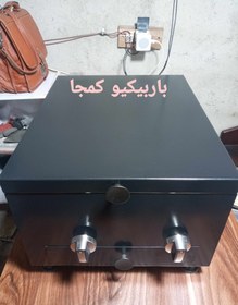 تصویر باربیکیو کمجا ، باربیکیو گازی کمجا ، باربیکیو پرتابل.بلوفایر Small barbecue, gas barbecue, portable barbecue