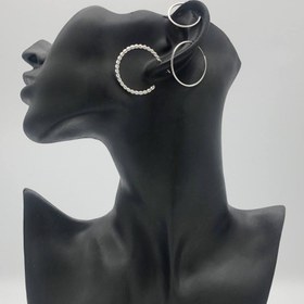 تصویر گوشواره سه عددی کد 108 