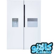 تصویر یخچال فریزر هیمالیا نوفرانس650 هوم بار -ابریز ویخساز تمام اتومات استیل مدل alfa 