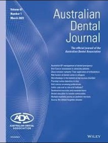 تصویر مجله Australian Dental Journal 