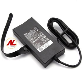 تصویر شارژر اورجینال لپ تاپ دل 130 وات نرمال dell 130w laptop charger normal pin