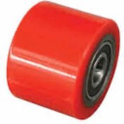 تصویر چرخ جک پالت پلی یورتان با ریخته گری چدنی سایز ۷۰ در ۸۰ charkhesh arya 09122813154