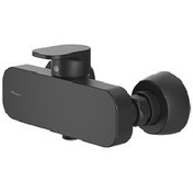 تصویر ست کامل شیرآلات مشکی شودر مدل تاین 