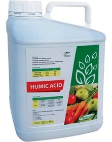 تصویر هیومیک اسید 5 لیتری مایع شرکت زیست فناور سبز HUMIC acid