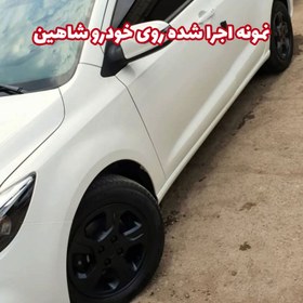 تصویر اسپری پوشش دهنده رینگ مشکی مات گتسان مدل WHEEL RECOLOR FILM گتسان مدل WHEEL RECOLOR FILM