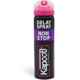 تصویر اسپری تاخیری کاپوت مدل NON STOP حجم 65 میل KAPOOT DELAY SPRAY NON STOP