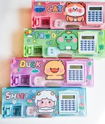 تصویر جامدادی آهنربایی ماشین حساب دار و چراغ مطالعه دار - طرح 